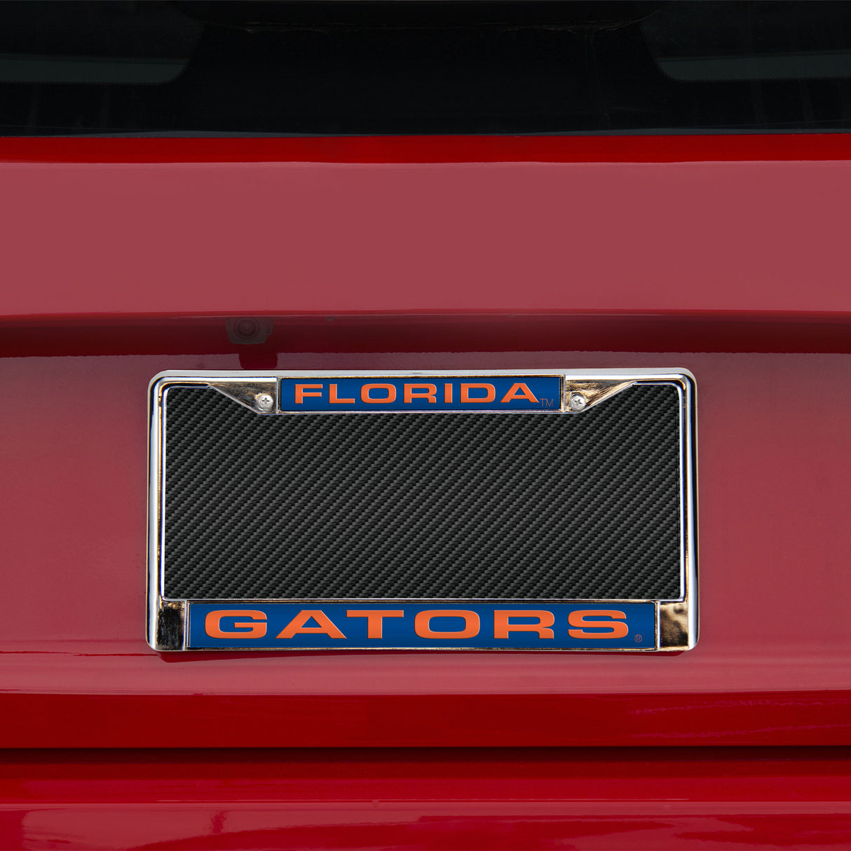 NCAA Florida Gators Laser Cut Chrome License Plate Frame Fan Gear NCAA Florida Gators
