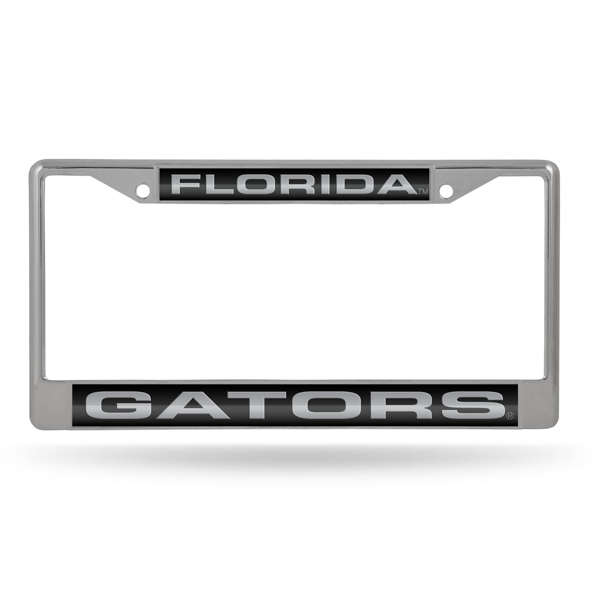 NCAA Florida Gators Laser Cut Chrome License Plate Frame Fan Gear NCAA Florida Gators
