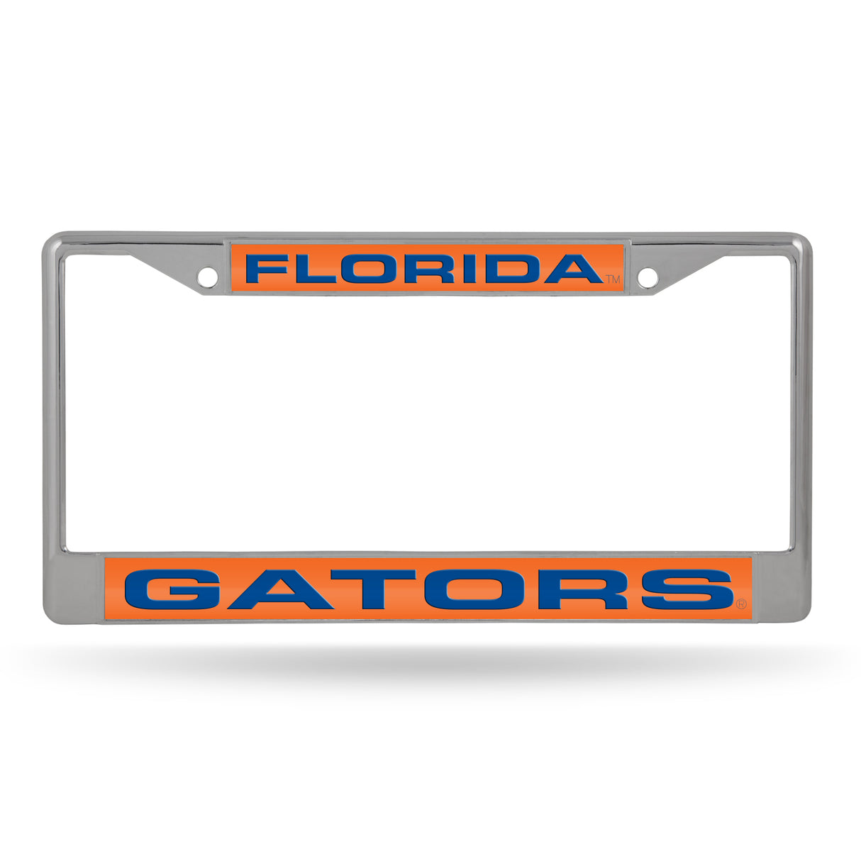 NCAA Florida Gators Laser Cut Chrome License Plate Frame Fan Gear NCAA Florida Gators