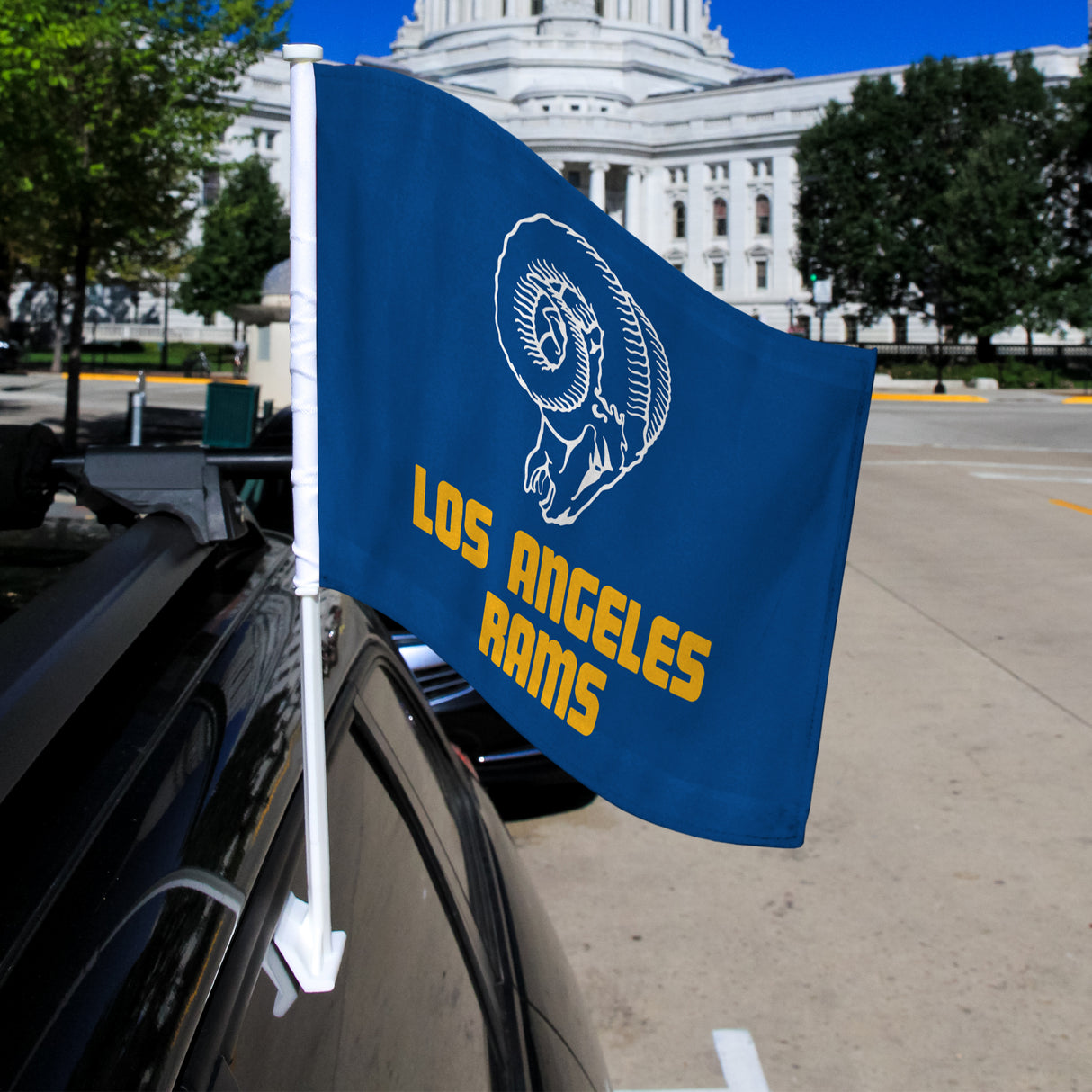 NFL Los Angeles Rams Car Flag Fan Gear NFL Los Angeles Rams
