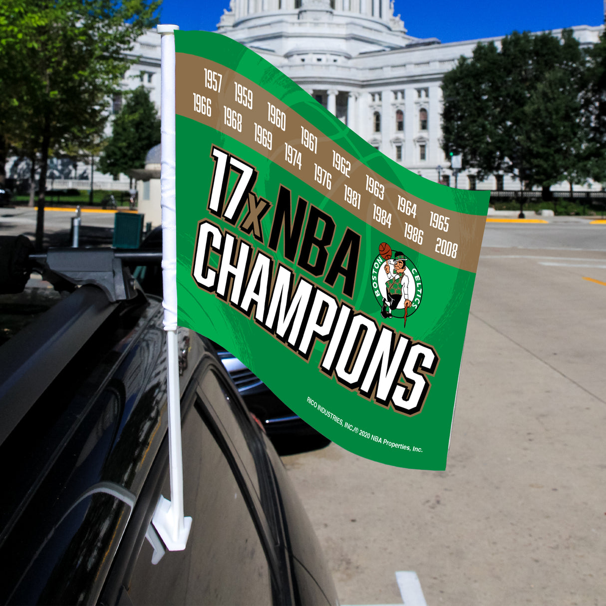 NBA Boston Celtics Car Flag Fan Gear NBA Boston Celtics