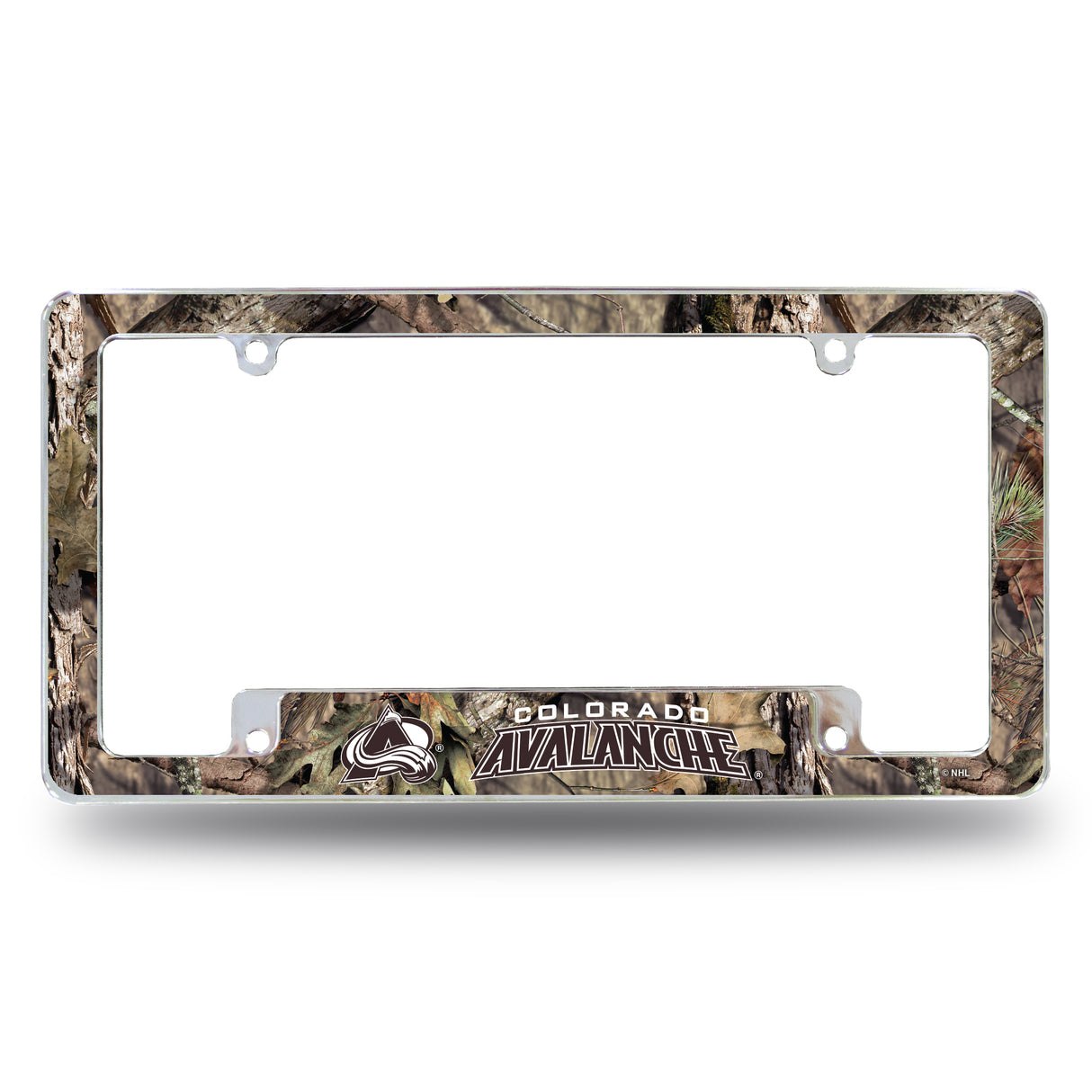 NHL Colorado Avalanche All Over Chrome License Plate Frame Fan Gear NHL Colorado Avalanche