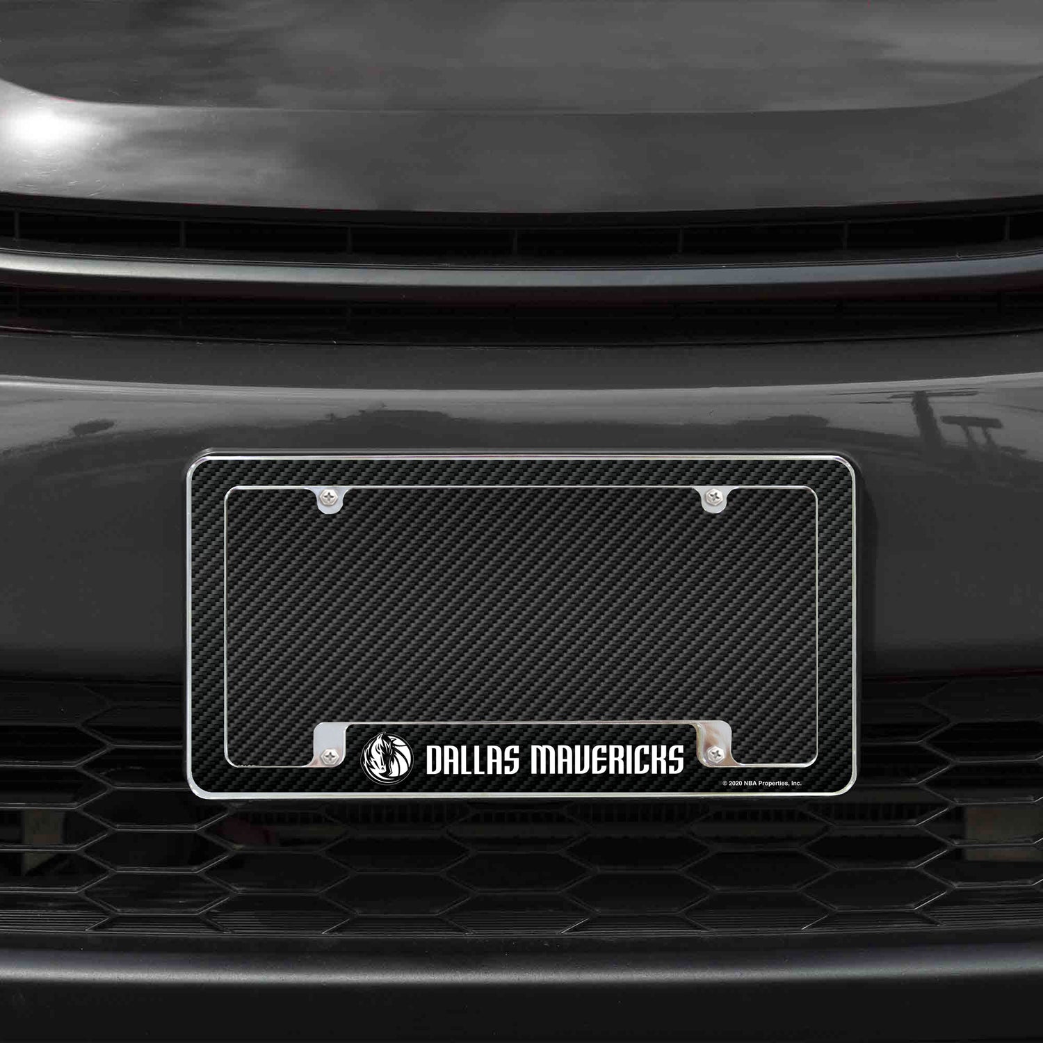 NBA Dallas Mavericks All Over Chrome License Plate Frame Fan Gear NBA Dallas Mavericks