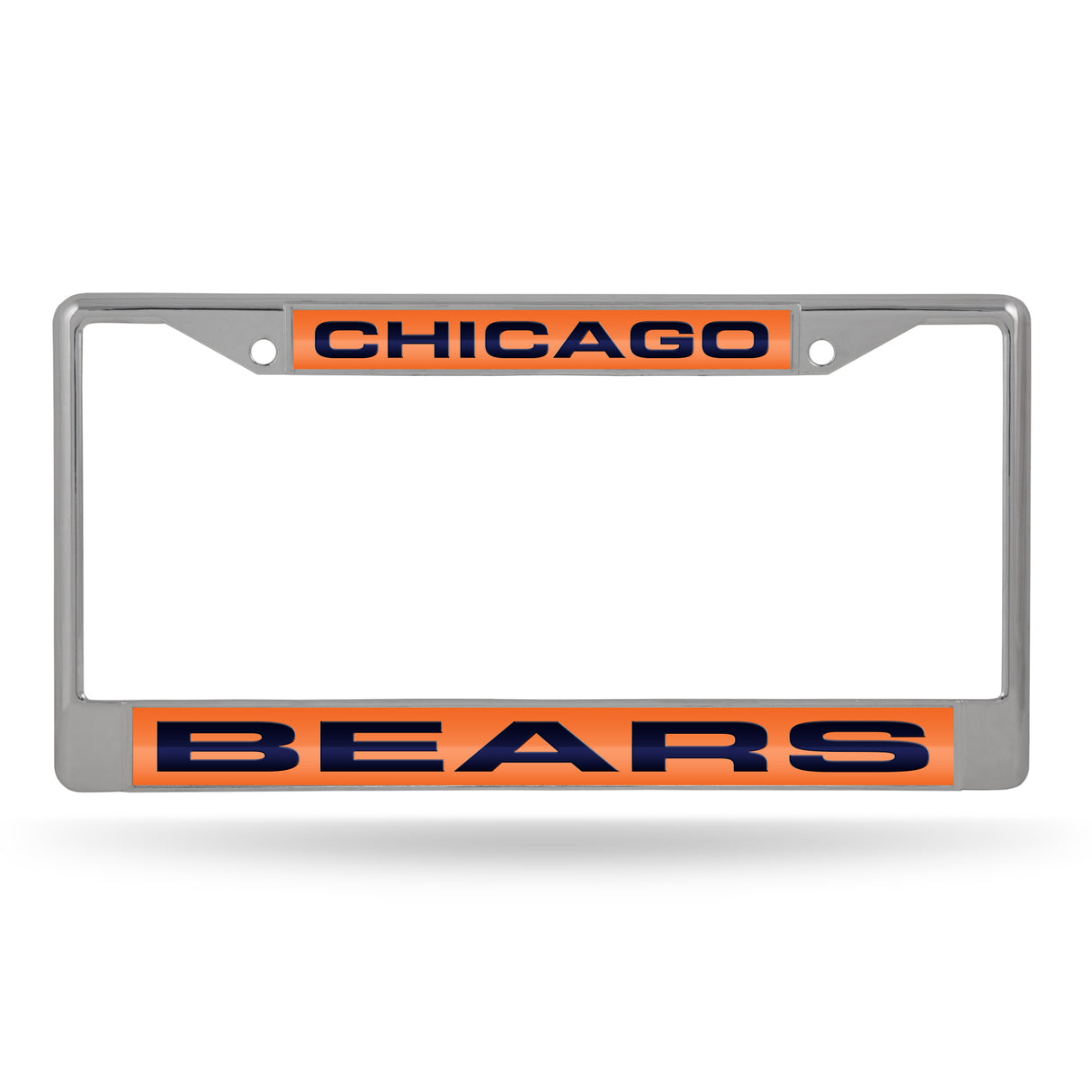 NFL Chicago Bears Laser Cut Chrome License Plate Frame Fan Gear NFL Chicago Bears