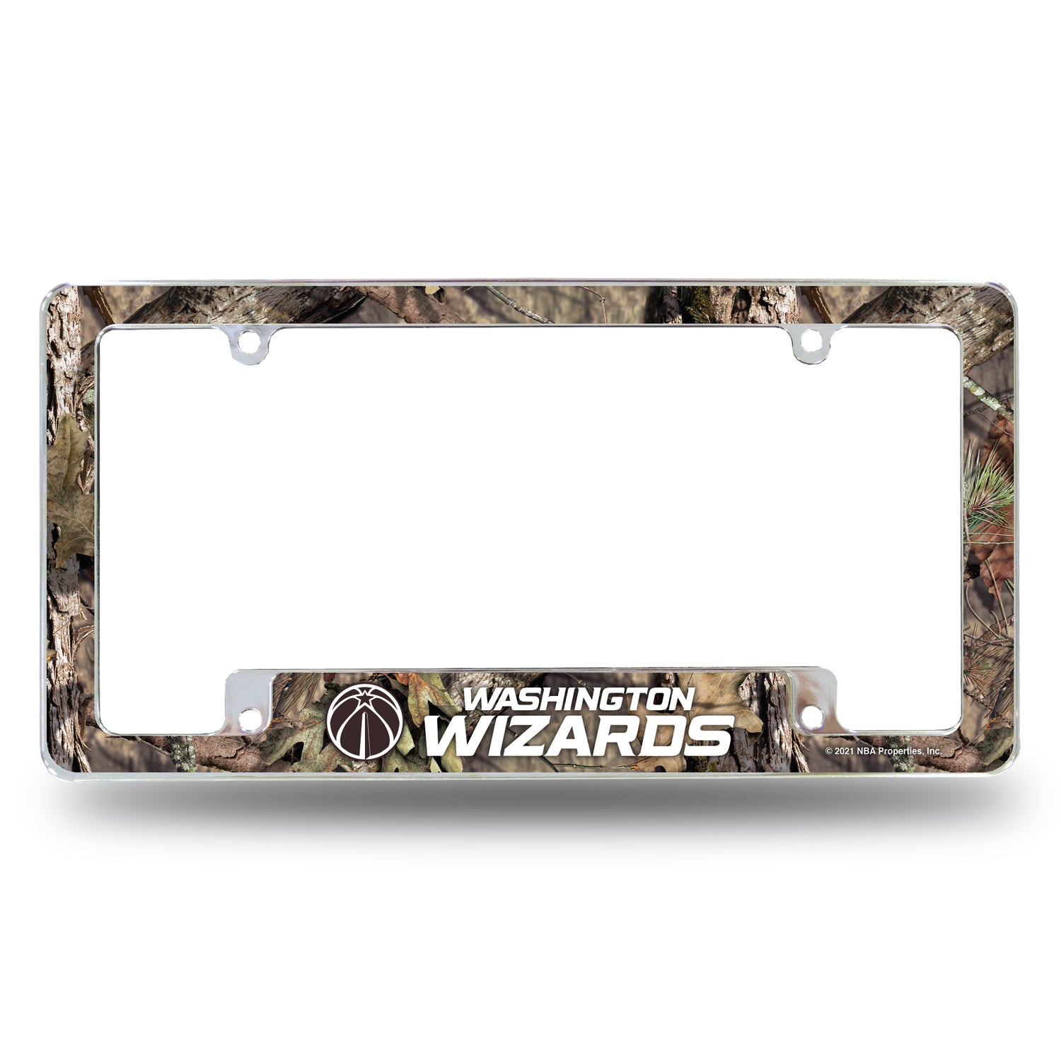 NBA Washington Wizards All Over Chrome License Plate Frame Fan Gear NBA Washington Wizards