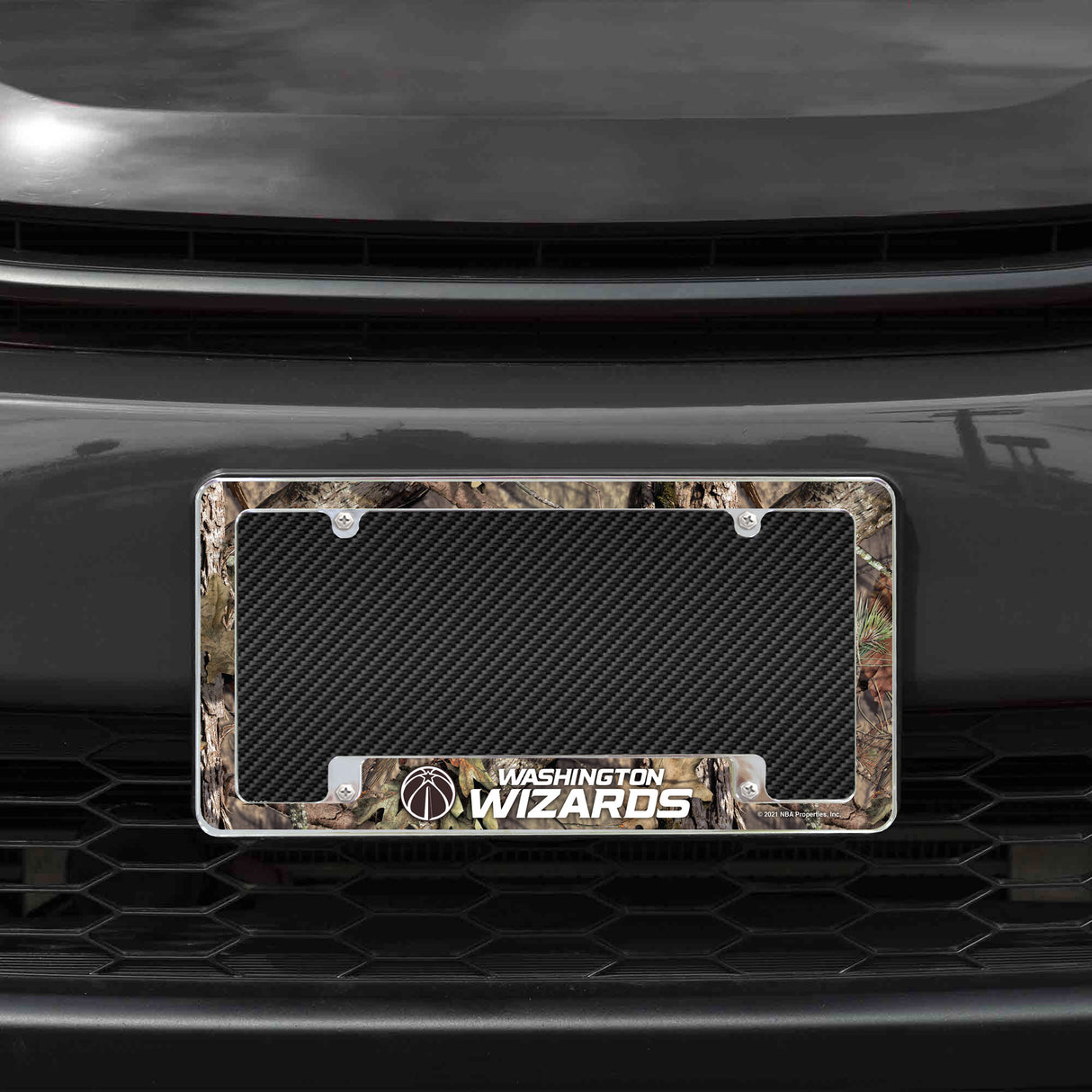 NBA Washington Wizards All Over Chrome License Plate Frame Fan Gear NBA Washington Wizards