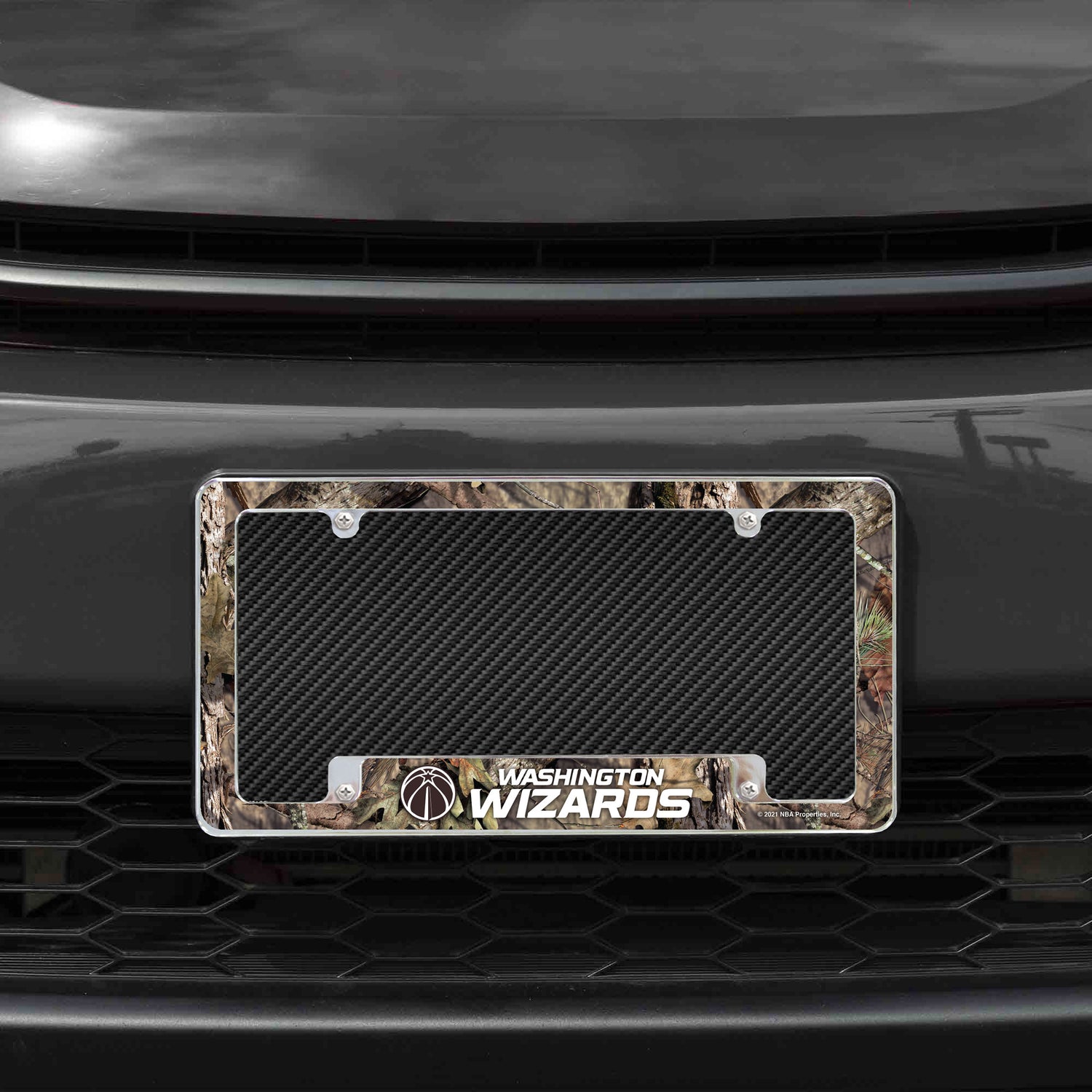 NBA Washington Wizards All Over Chrome License Plate Frame Fan Gear NBA Washington Wizards