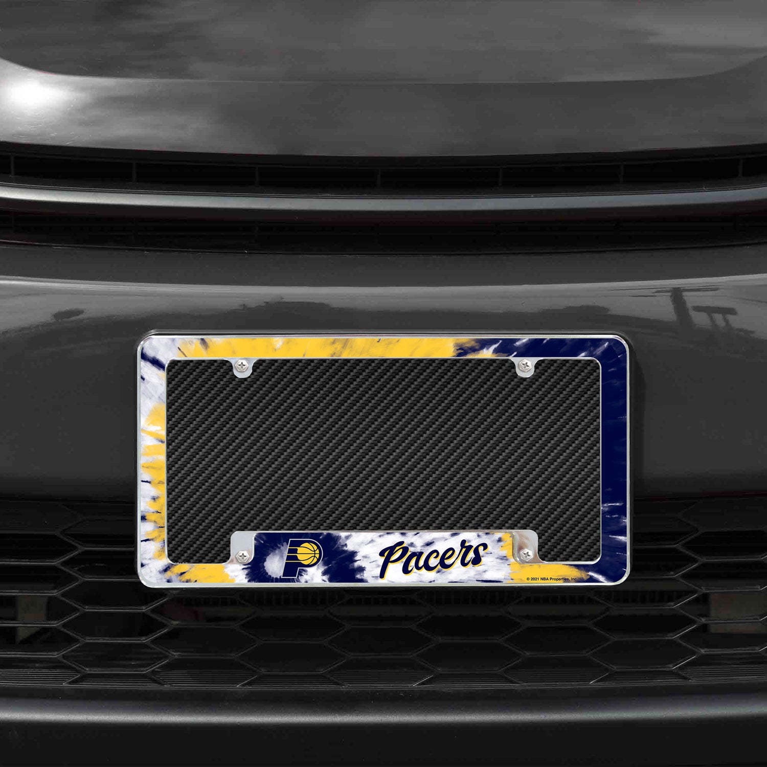 NBA Indiana Pacers All Over Chrome License Plate Frame Fan Gear NBA Indiana Pacers