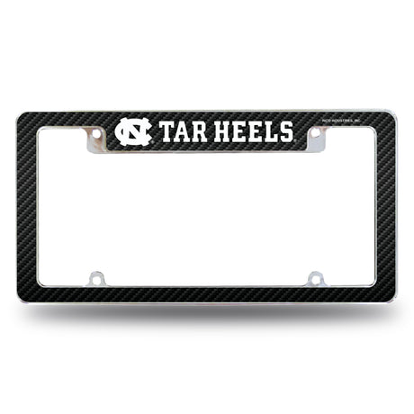 NCAA North Carolina Tar Heels All Over Chrome License Plate Frame Fan Gear NCAA North Carolina Tar Heels