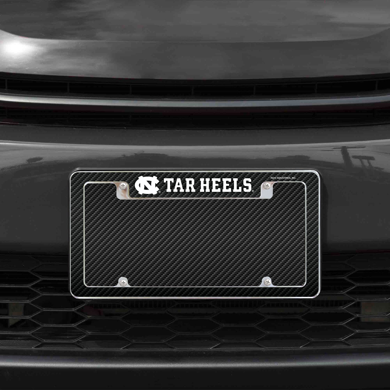 NCAA North Carolina Tar Heels All Over Chrome Frame Fan Gear NCAA North Carolina Tar Heels