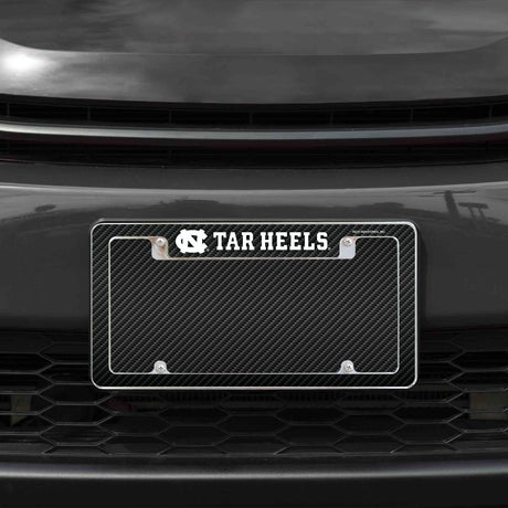 NCAA North Carolina Tar Heels All Over Chrome License Plate Frame Fan Gear NCAA North Carolina Tar Heels