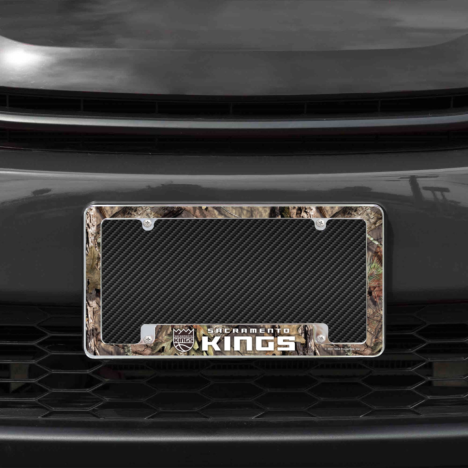 NBA Sacramento Kings All Over Chrome License Plate Frame Fan Gear NBA Sacramento Kings