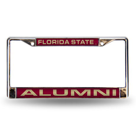 NCAA Florida State Seminoles Laser Cut Chrome License Plate Frame Fan Gear NCAA Florida State Seminoles
