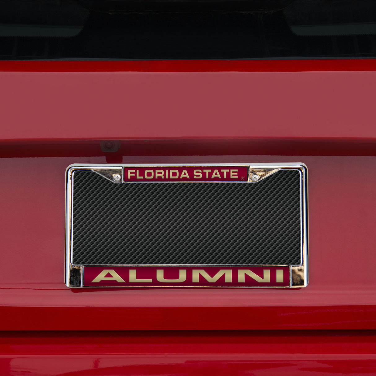 NCAA Florida State Seminoles Laser Cut Chrome License Plate Frame Fan Gear NCAA Florida State Seminoles