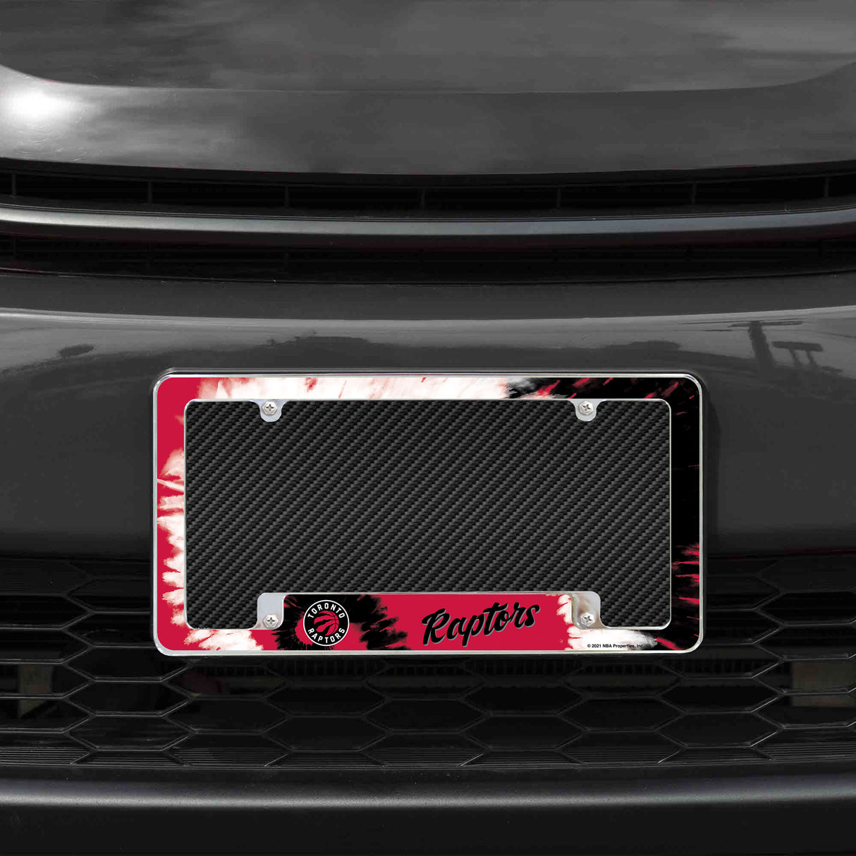 NBA Toronto Raptors All Over Chrome License Plate Frame Fan Gear NBA Toronto Raptors