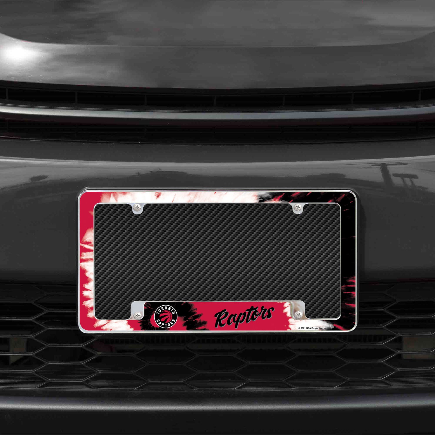 NBA Toronto Raptors All Over Chrome License Plate Frame Fan Gear NBA Toronto Raptors