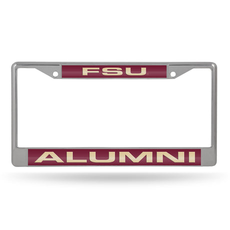 NCAA Florida State Seminoles Laser Cut Chrome License Plate Frame Fan Gear NCAA Florida State Seminoles