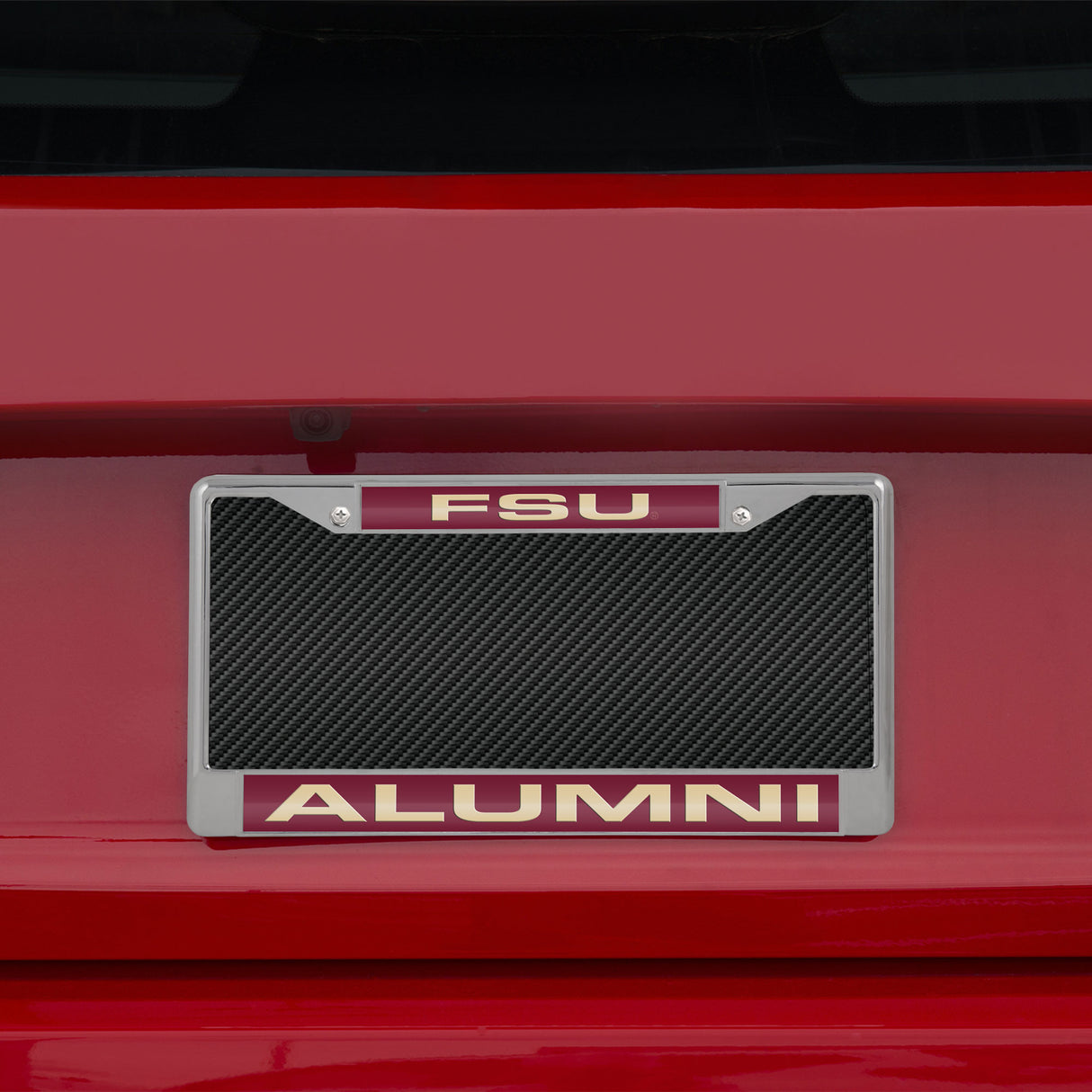 NCAA Florida State Seminoles Laser Cut Chrome License Plate Frame Fan Gear NCAA Florida State Seminoles