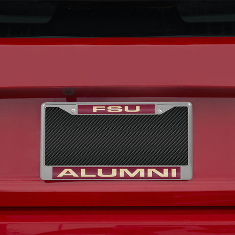 NCAA Florida State Seminoles Laser Cut Chrome License Plate Frame Fan Gear NCAA Florida State Seminoles