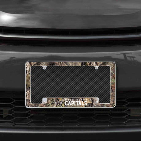 NHL Washington Capitals All Over Chrome License Plate Frame Fan Gear NHL Washington Capitals
