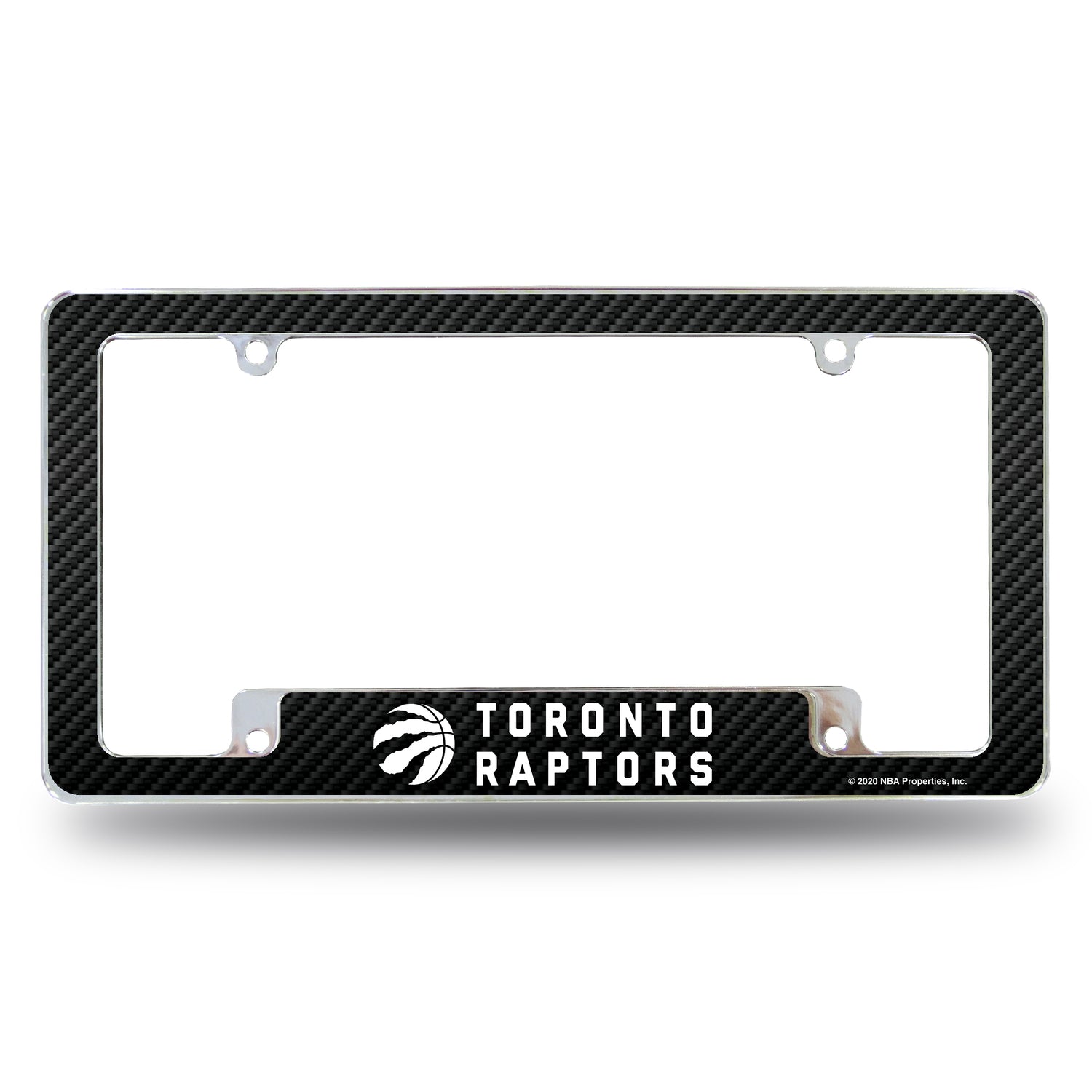NBA Toronto Raptors All Over Chrome License Plate Frame Fan Gear NBA Toronto Raptors