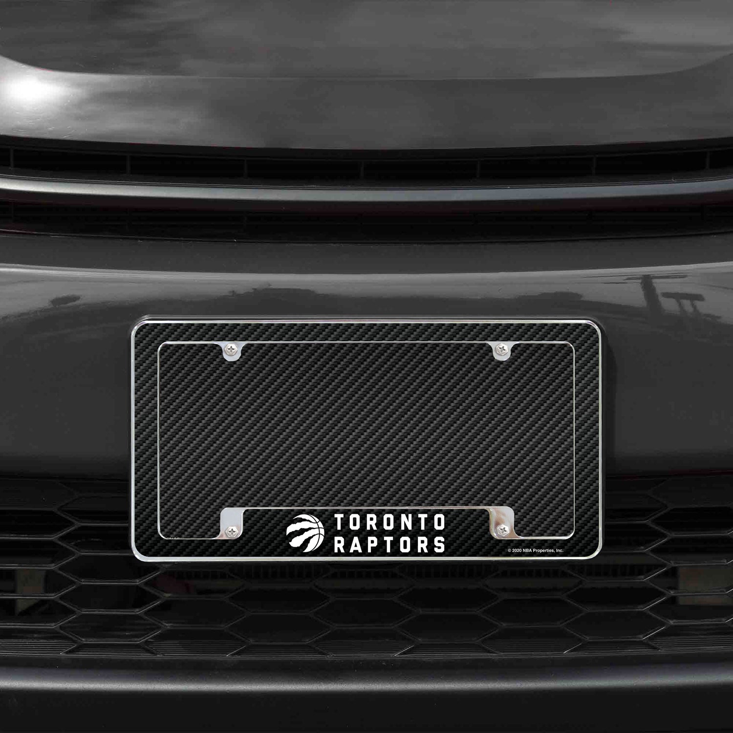 NBA Toronto Raptors All Over Chrome License Plate Frame Fan Gear NBA Toronto Raptors
