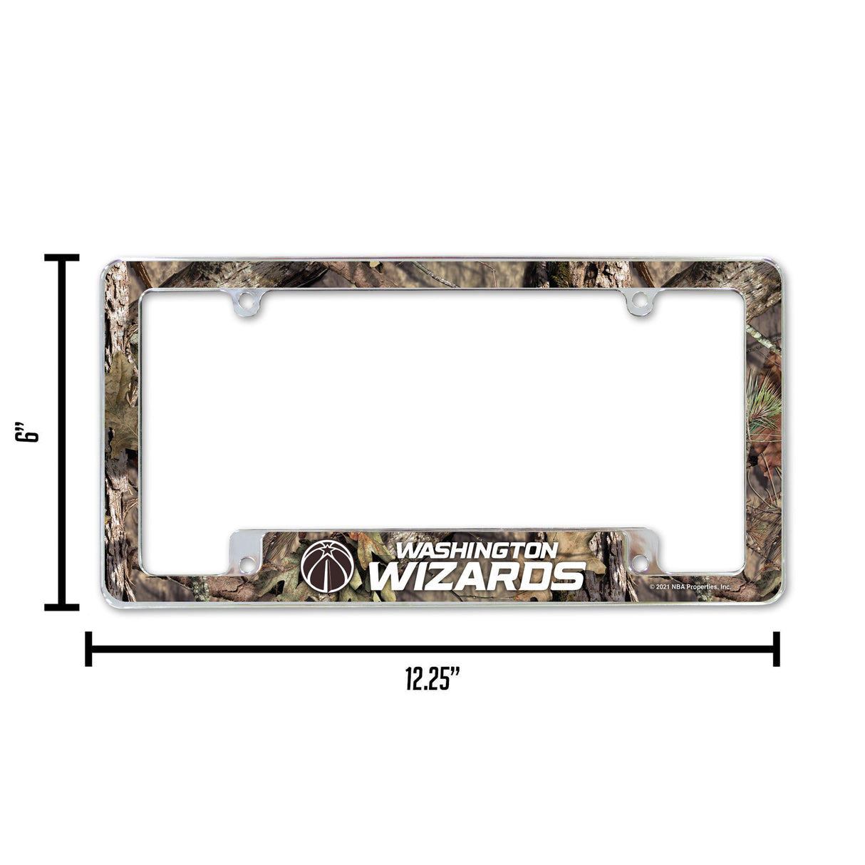 NBA New Orleans Pelicans All Over Chrome License Plate Frame Fan Gear NBA New Orleans Pelicans