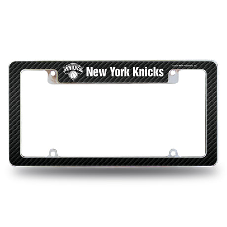 NBA New York Knicks All Over Chrome License Plate Frame Fan Gear NBA New York Knicks