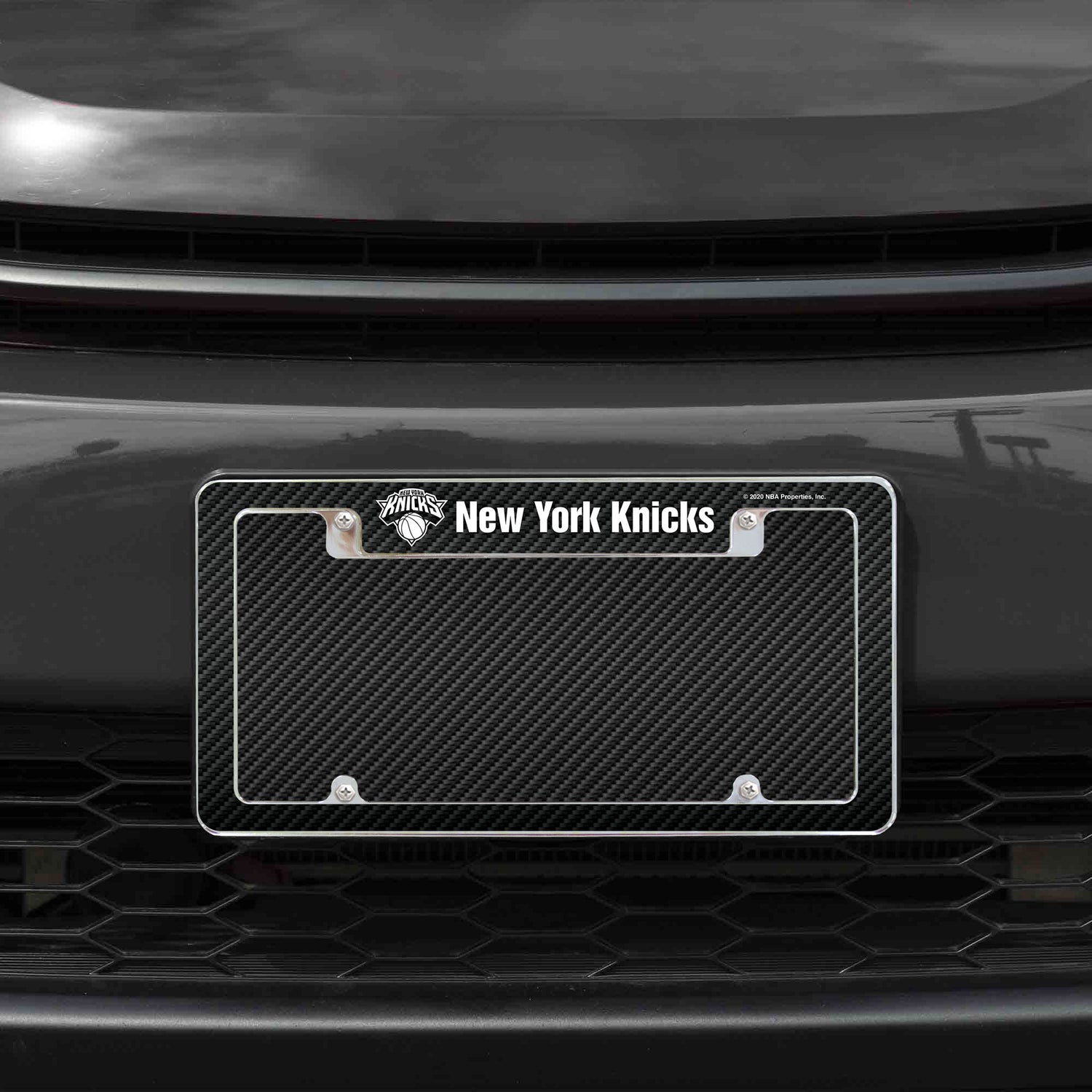 NBA New York Knicks All Over Chrome Frame Fan Gear NBA New York Knicks