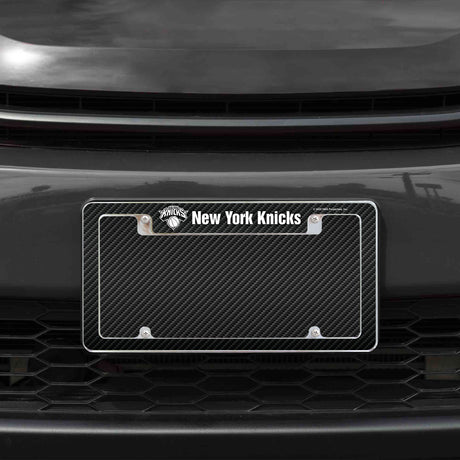 NBA New York Knicks All Over Chrome License Plate Frame Fan Gear NBA New York Knicks