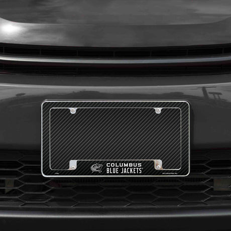 NHL Columbus Blue Jackets All Over Chrome License Plate Frame Fan Gear NHL Columbus Blue Jackets