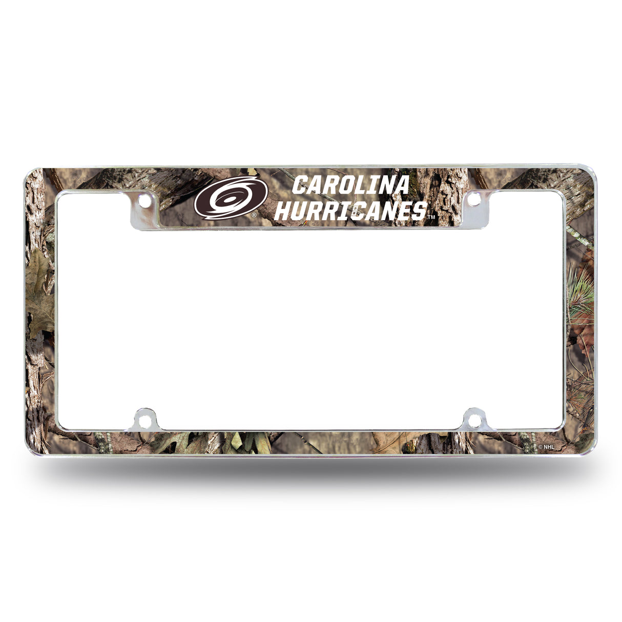 NHL Carolina Hurricanes All Over Chrome License Plate Frame Fan Gear NHL Carolina Hurricanes