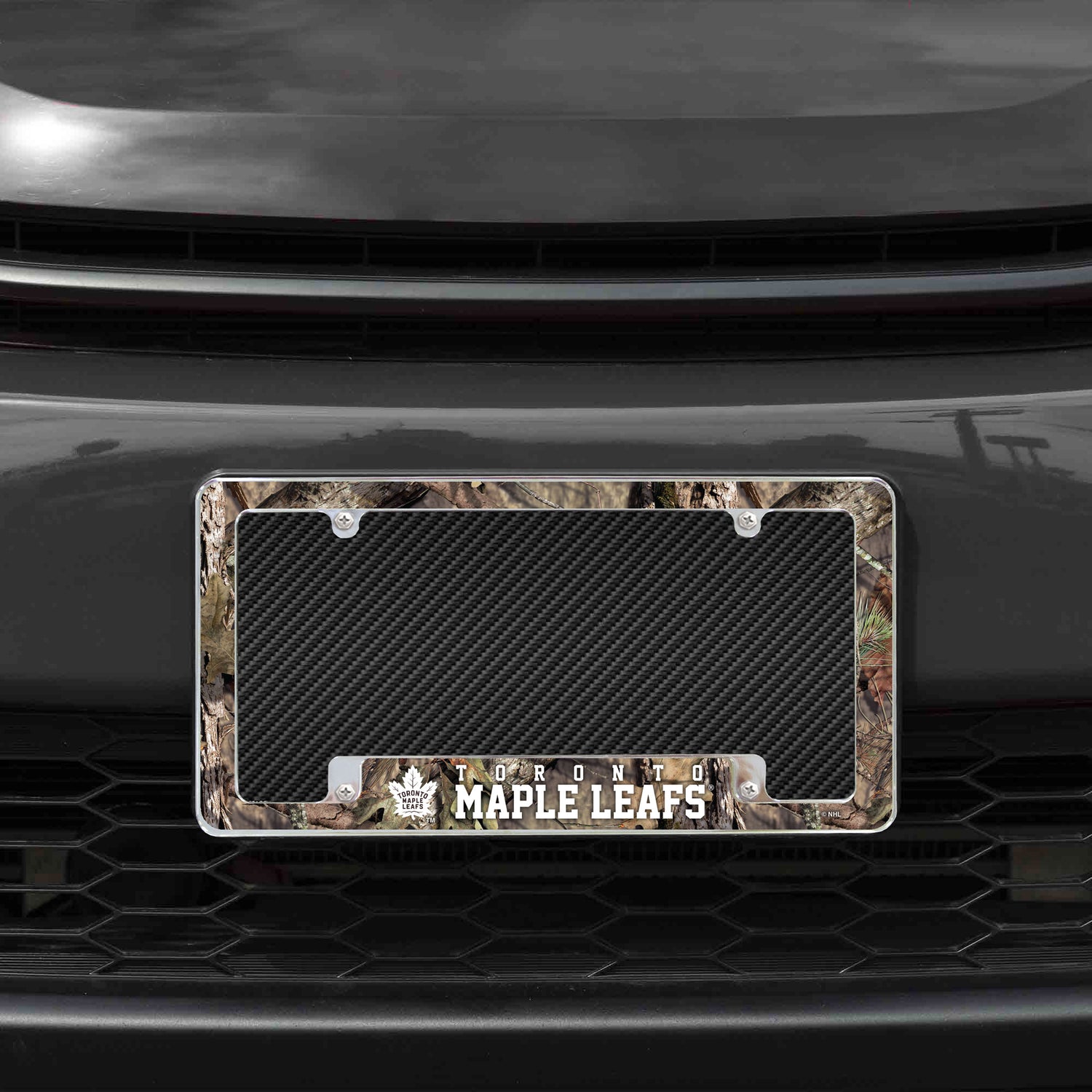 NHL Toronto Maple Leafs All Over Chrome License Plate Frame Fan Gear NHL Toronto Maple Leafs