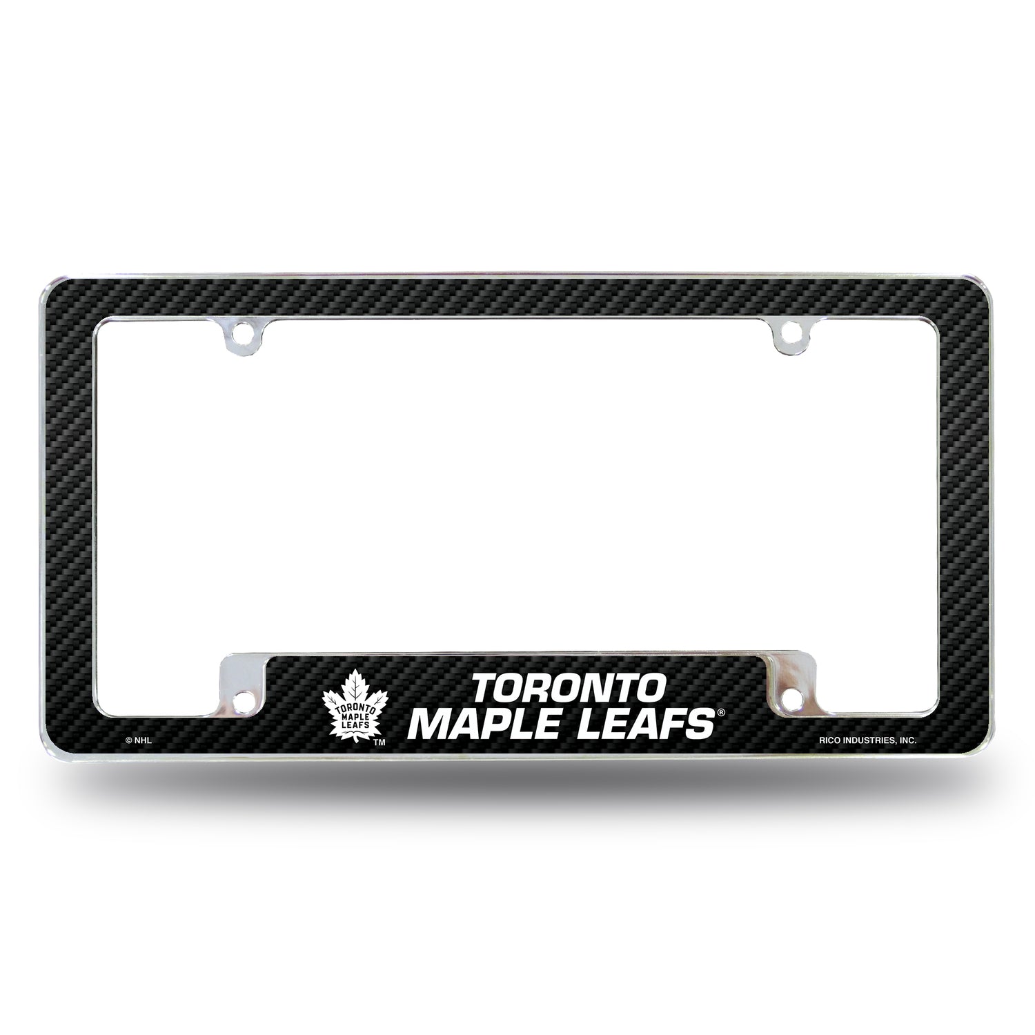 NHL Toronto Maple Leafs All Over Chrome License Plate Frame Fan Gear NHL Toronto Maple Leafs