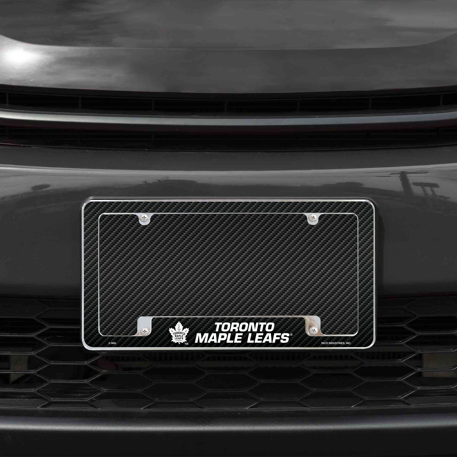 NHL Toronto Maple Leafs All Over Chrome License Plate Frame Fan Gear NHL Toronto Maple Leafs
