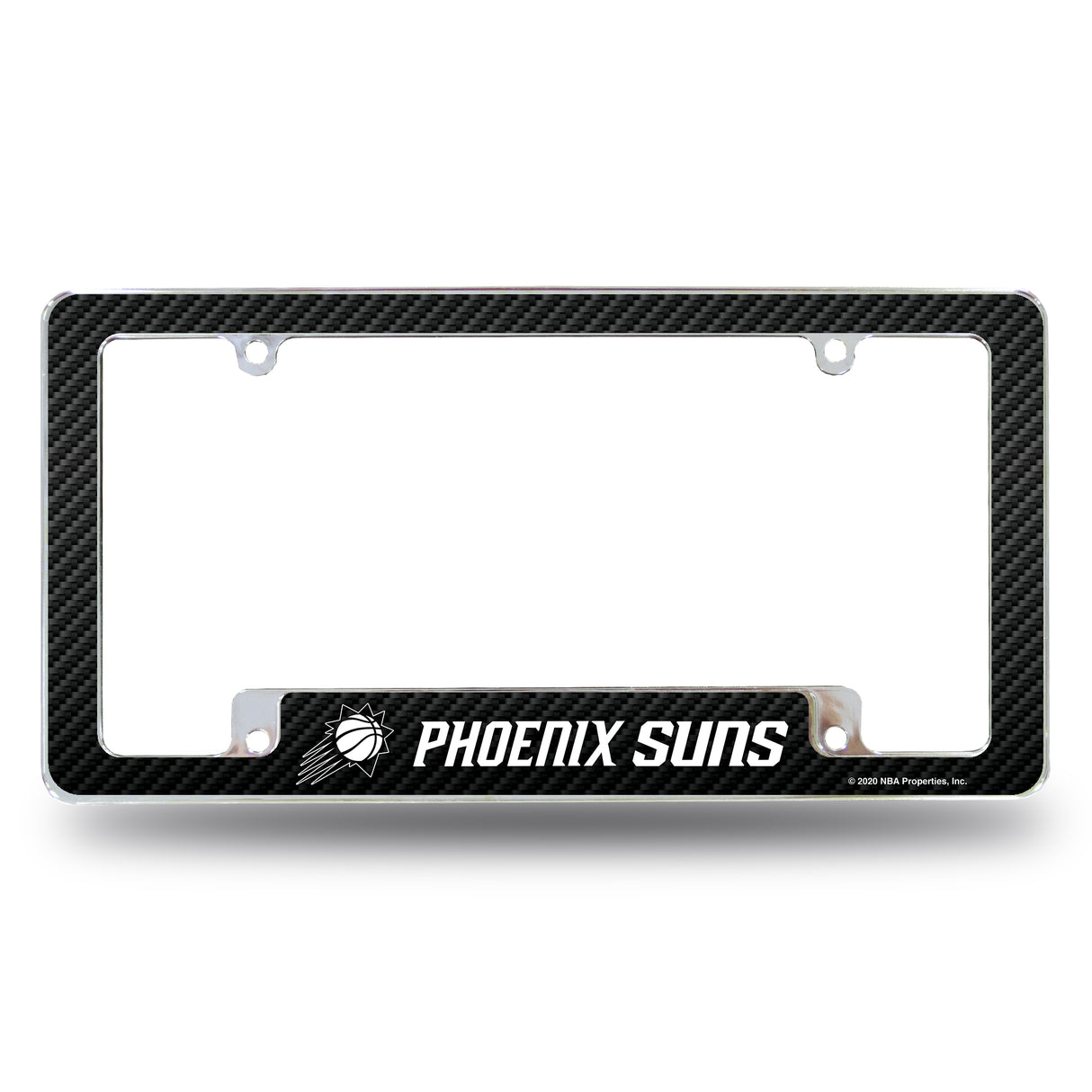NBA Phoenix Suns All Over Chrome License Plate Frame Fan Gear NBA Phoenix Suns