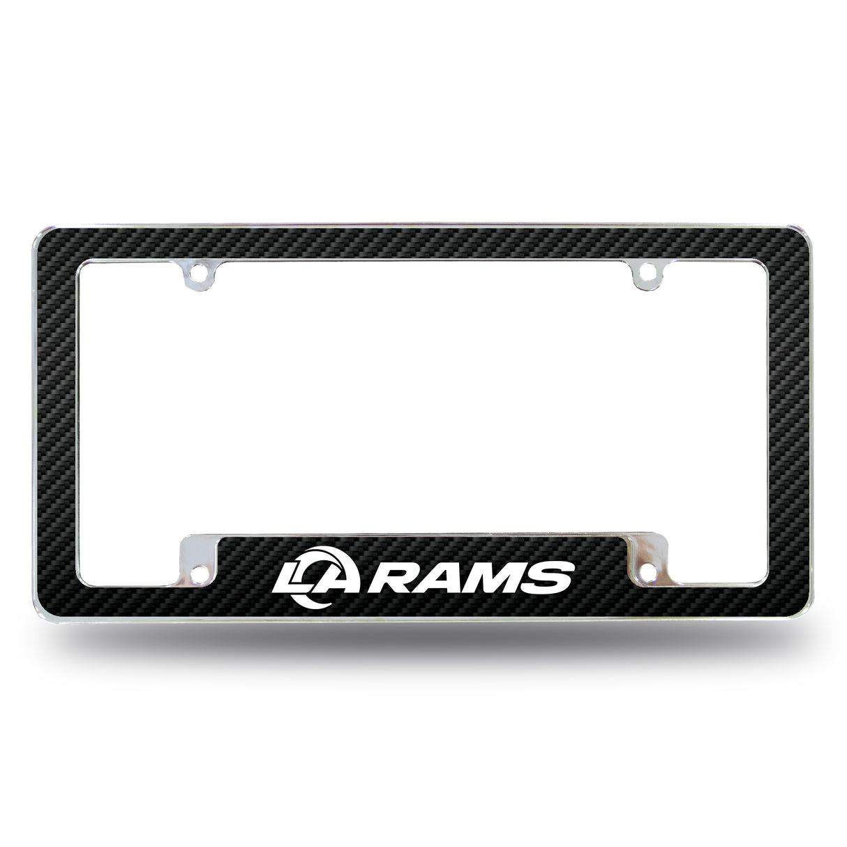 NFL Los Angeles Rams All Over Chrome Frame Fan Gear NFL Los Angeles Rams