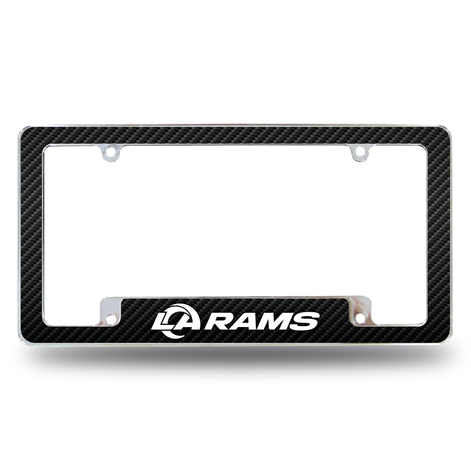 NFL Los Angeles Rams All Over Chrome Frame Fan Gear NFL Los Angeles Rams
