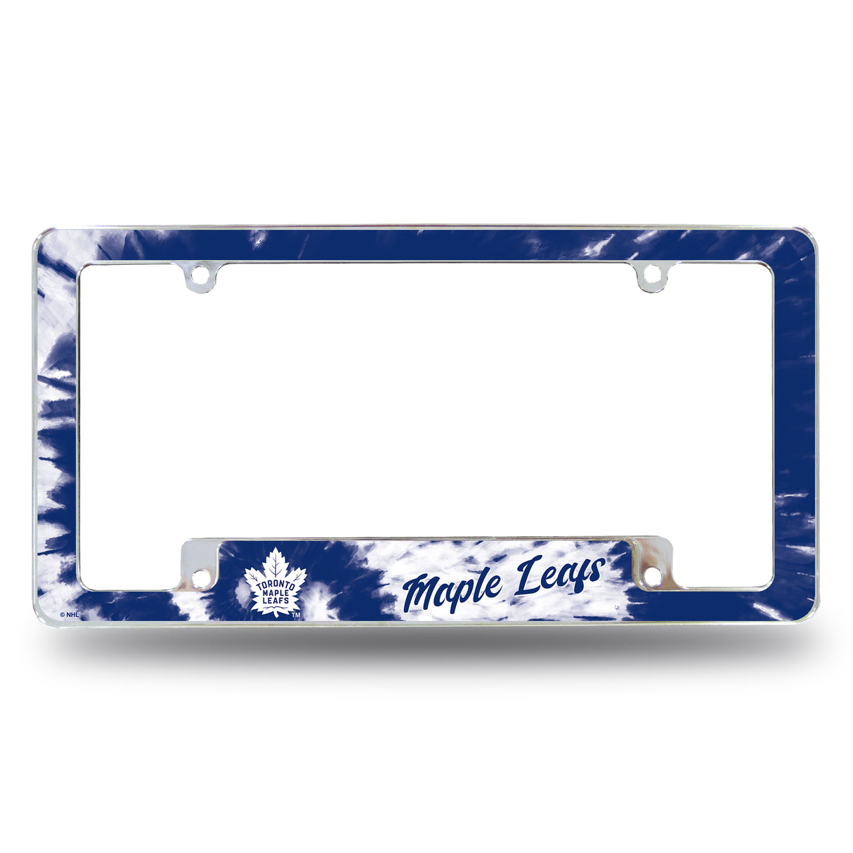 NHL Toronto Maple Leafs All Over Chrome License Plate Frame Fan Gear NHL Toronto Maple Leafs