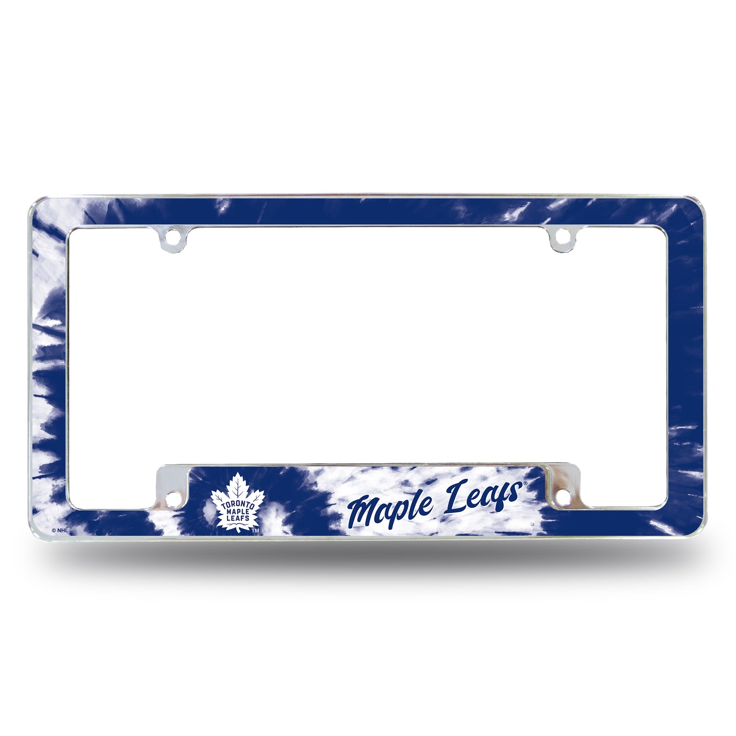 NHL Toronto Maple Leafs All Over Chrome License Plate Frame Fan Gear NHL Toronto Maple Leafs