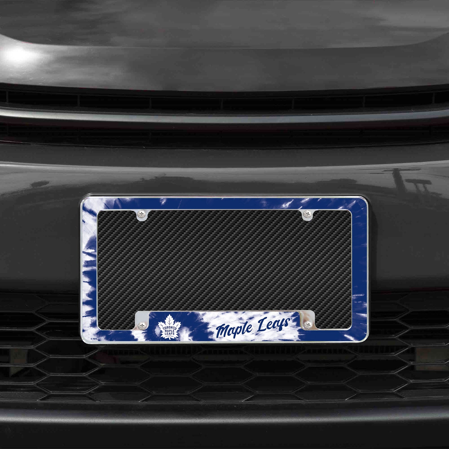 NHL Toronto Maple Leafs All Over Chrome License Plate Frame Fan Gear NHL Toronto Maple Leafs