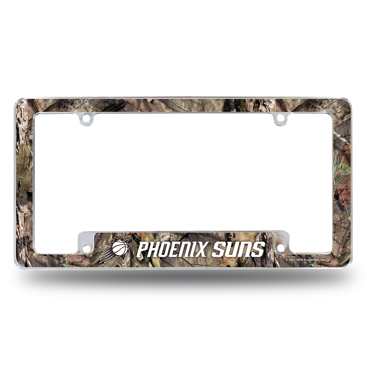 NBA Phoenix Suns All Over Chrome License Plate Frame Fan Gear NBA Phoenix Suns