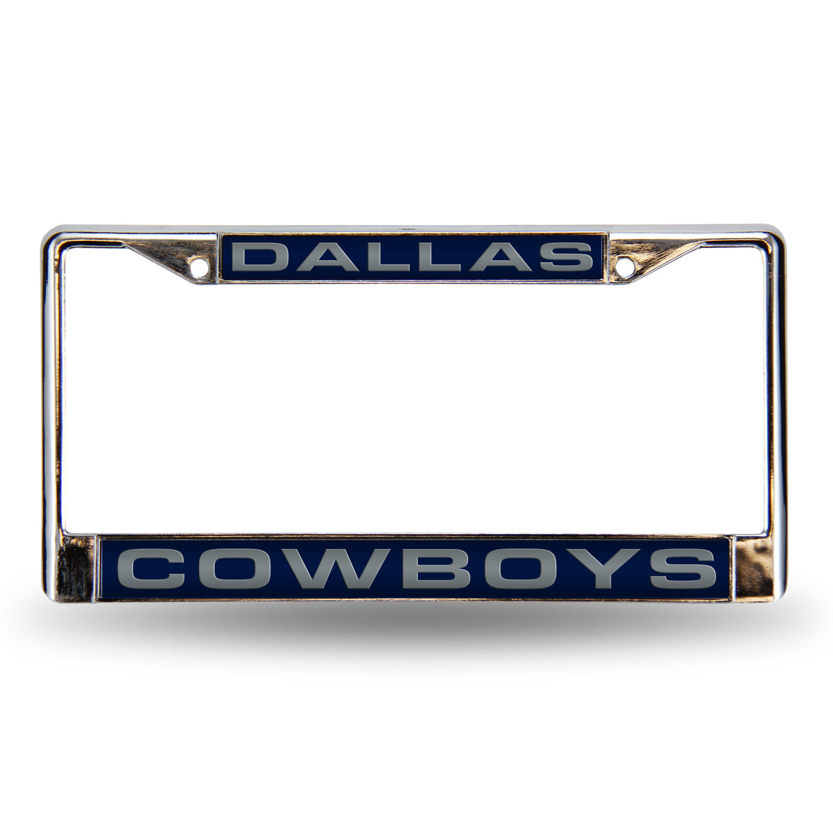 NFL Dallas Cowboys Laser Cut Chrome License Plate Frame Fan Gear NFL Dallas Cowboys