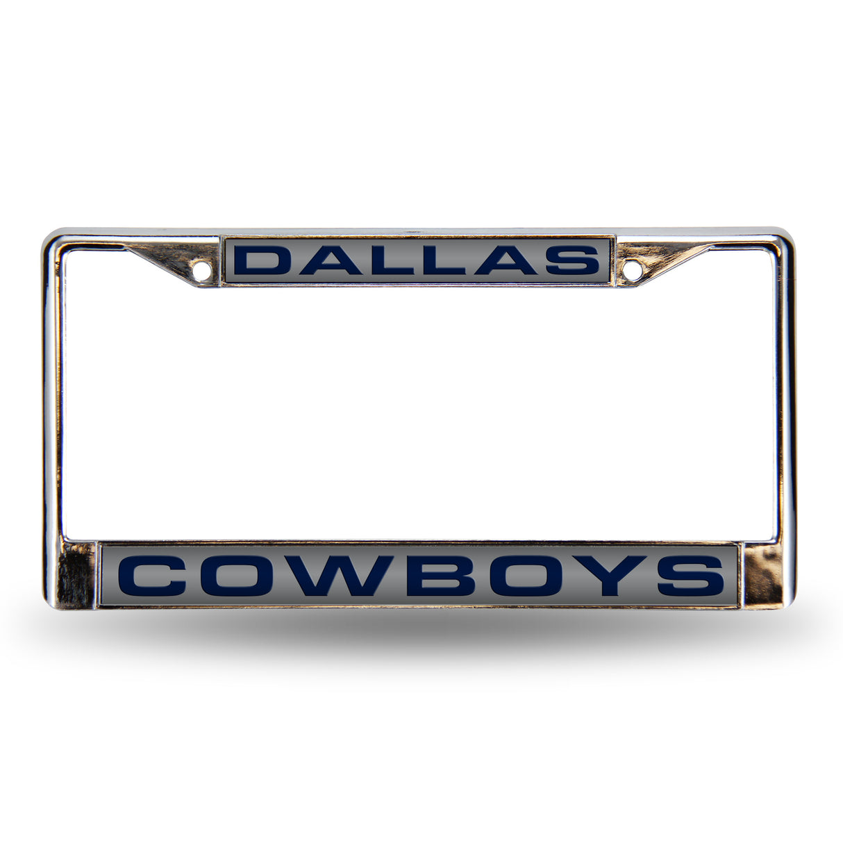 NFL Dallas Cowboys Laser Cut Chrome License Plate Frame Fan Gear NFL Dallas Cowboys