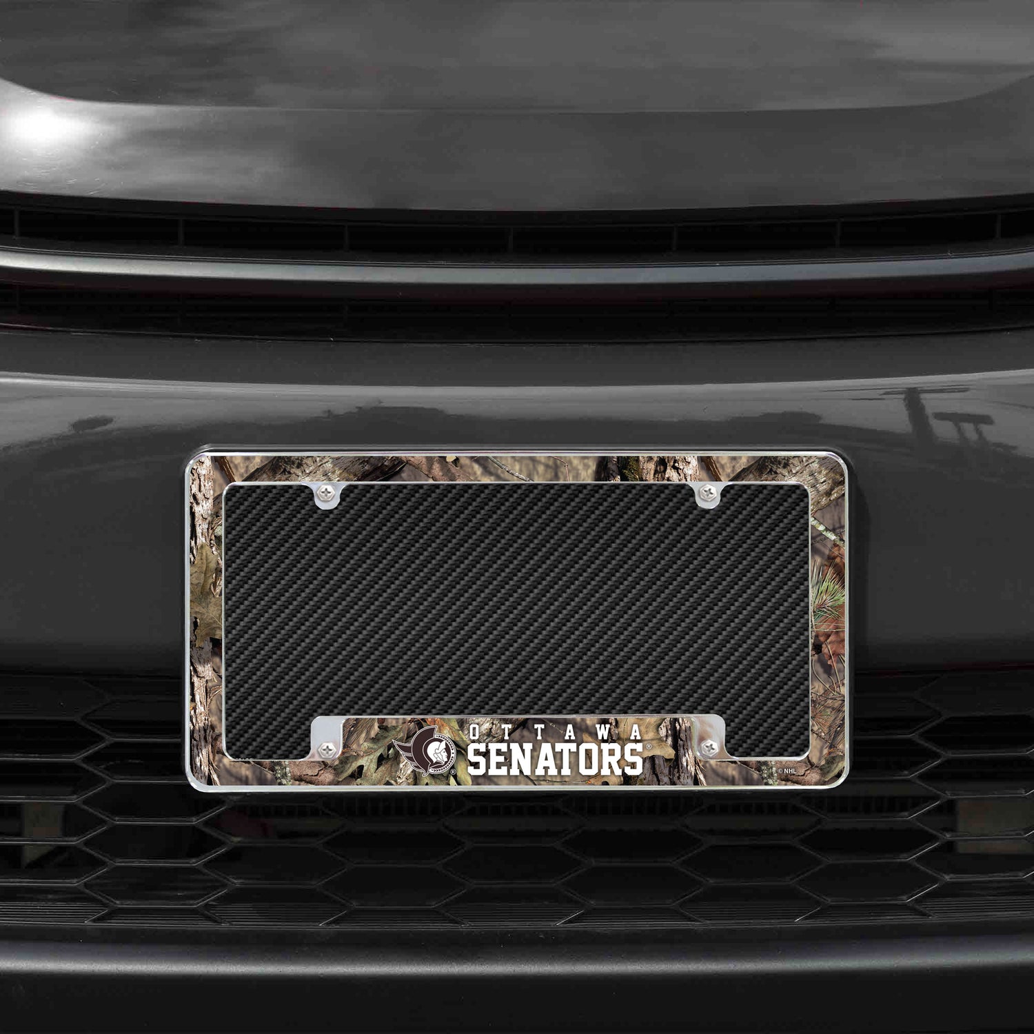 NHL Ottawa Senators All Over Chrome License Plate Frame Fan Gear NHL Ottawa Senators