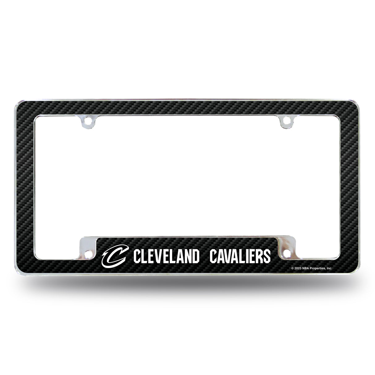NBA Cleveland Cavaliers All Over Chrome License Plate Frame Fan Gear NBA Cleveland Cavaliers