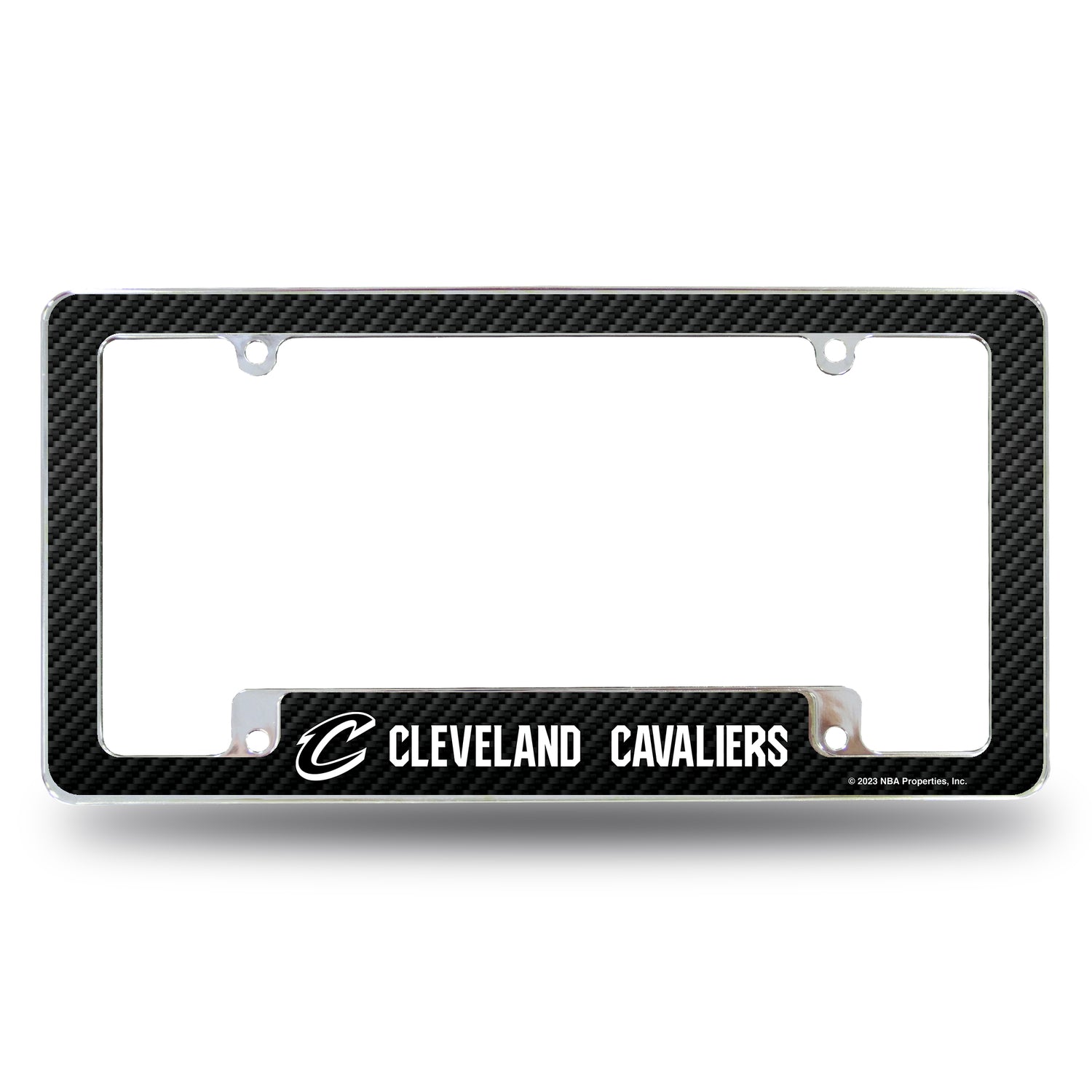 NBA Cleveland Cavaliers All Over Chrome License Plate Frame Fan Gear NBA Cleveland Cavaliers