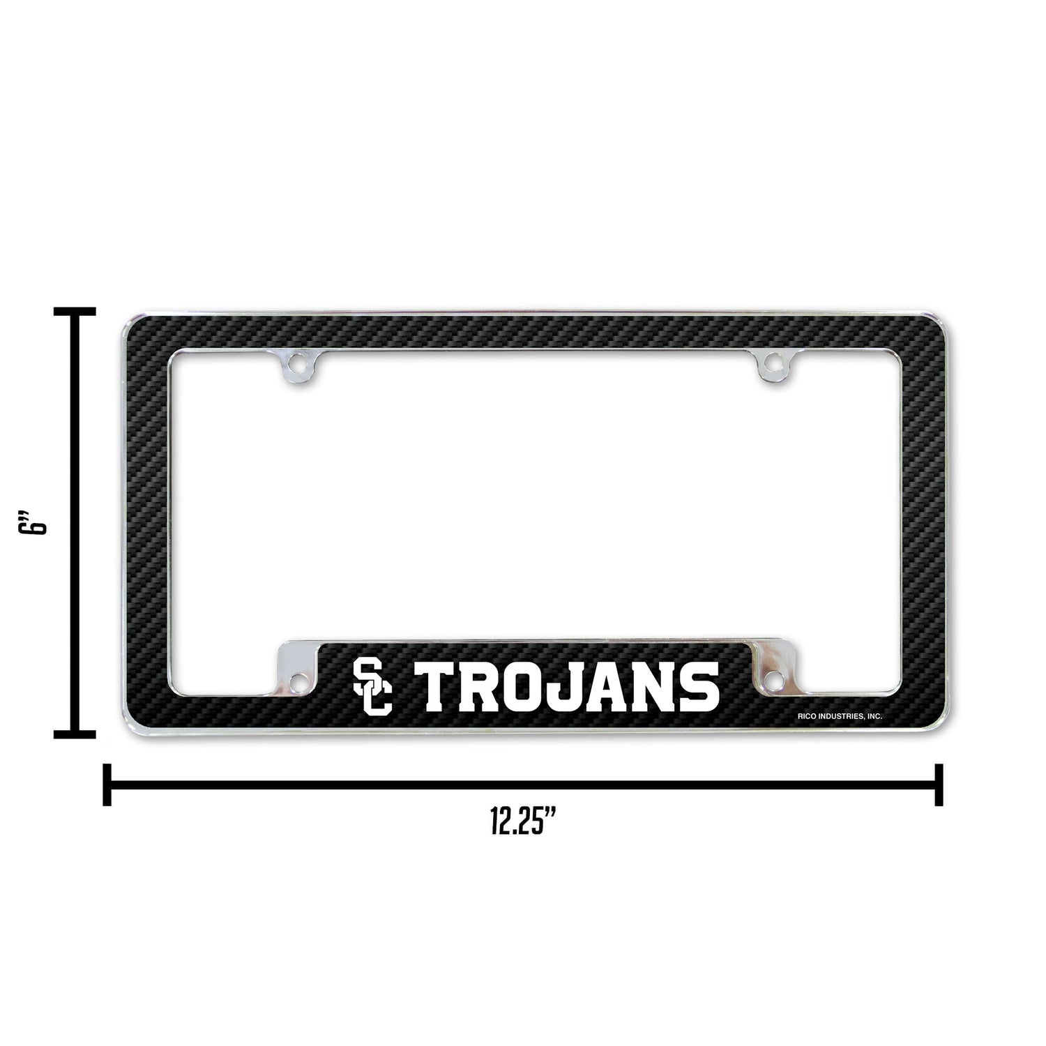 NCAA Southern California Trojans - USC All Over Chrome Frame Fan Gear NCAA Southern California Trojans