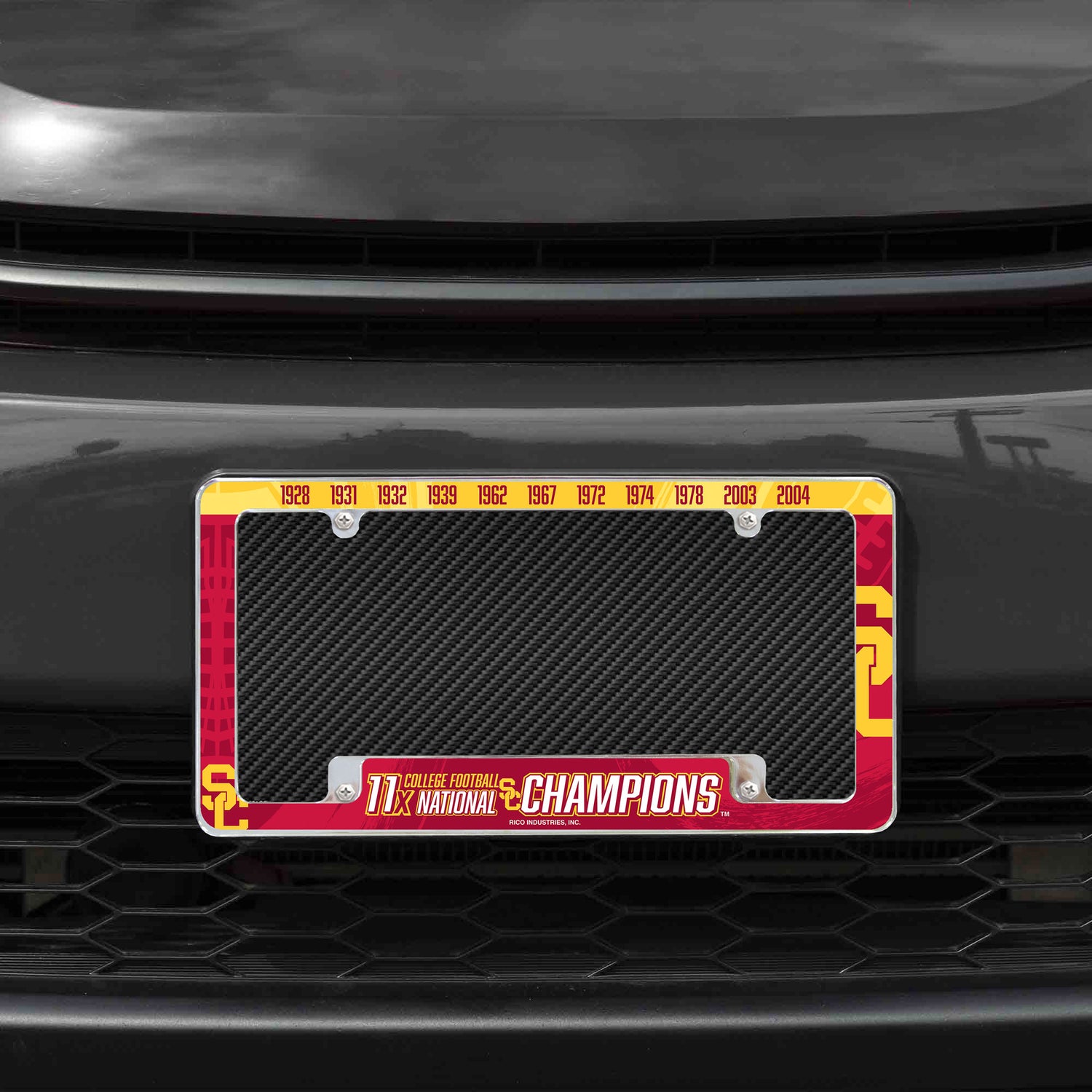 NCAA Southern California Trojans - USC All Over Chrome Frame Fan Gear NCAA Southern California Trojans