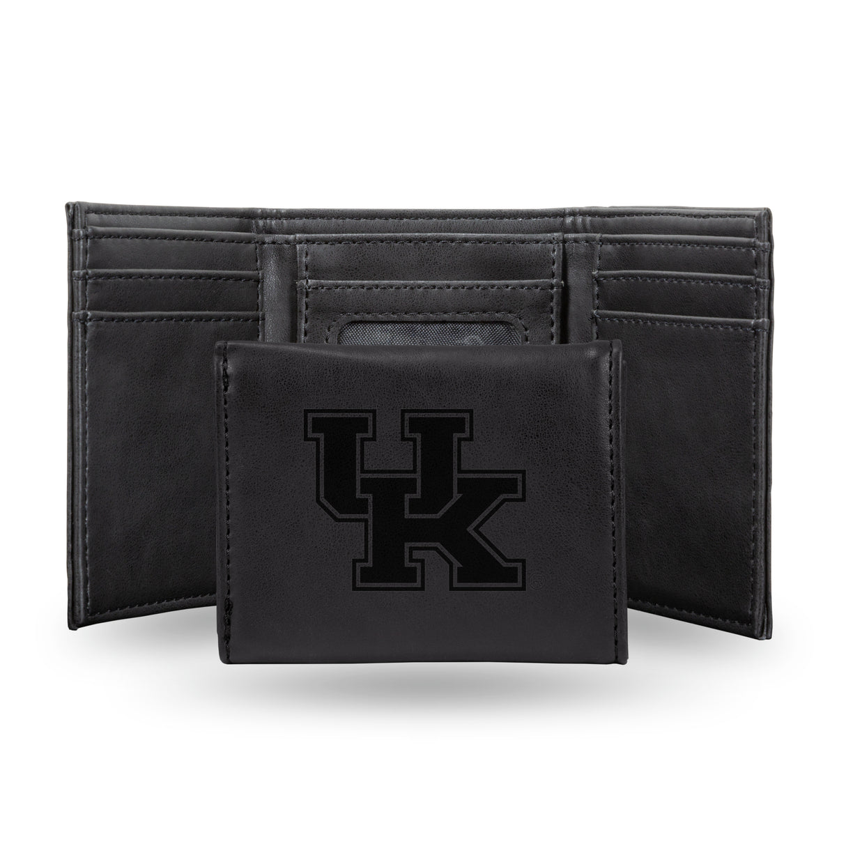 NCAA Kentucky Wildcats Laser Engraved Tri-Fold Wallet Fan Gear NCAA Kentucky Wildcats